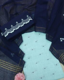Three Piece Embroiderd Dress Material