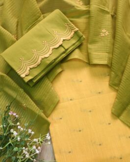 Three Piece Embroiderd Dress Material