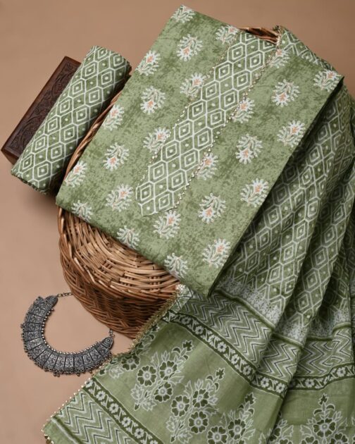 Isak Unstiched Dress Material